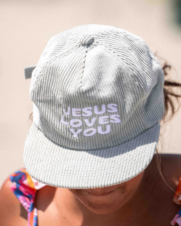 Jesus Loves You Corduroy Hat