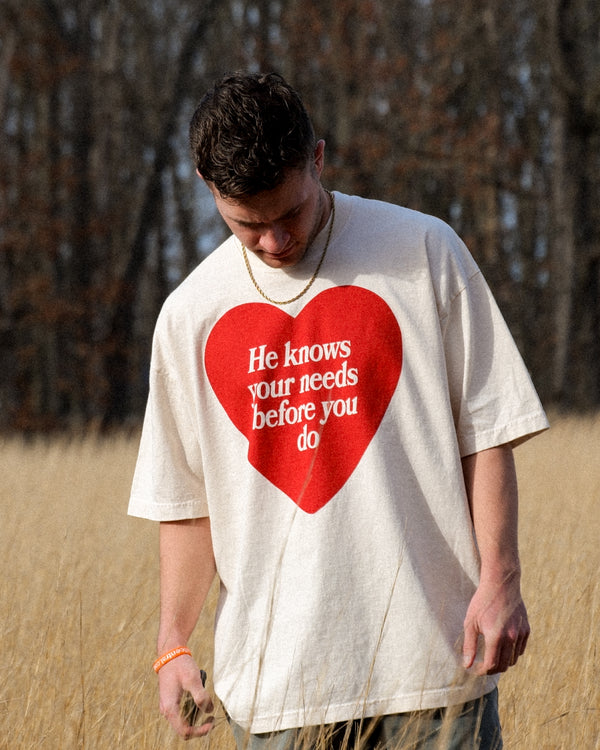 Knows Your Needs Heart Tee
