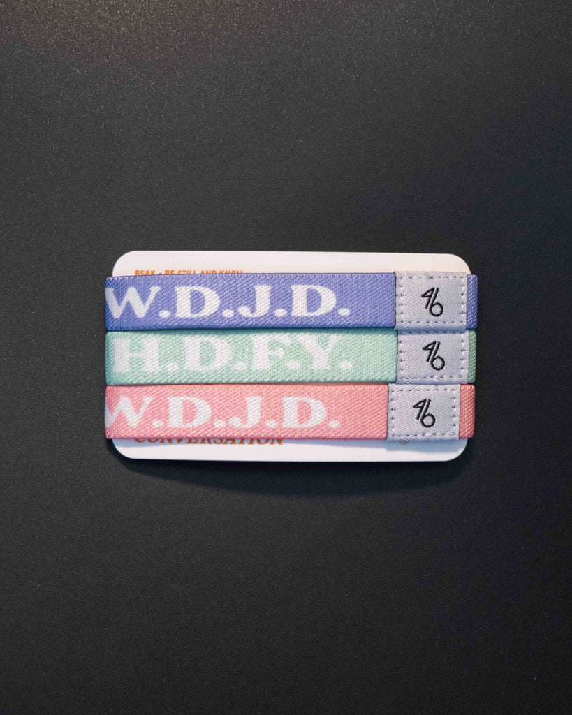 Pastel WDJD/HDFY Bracelet 3 Pack