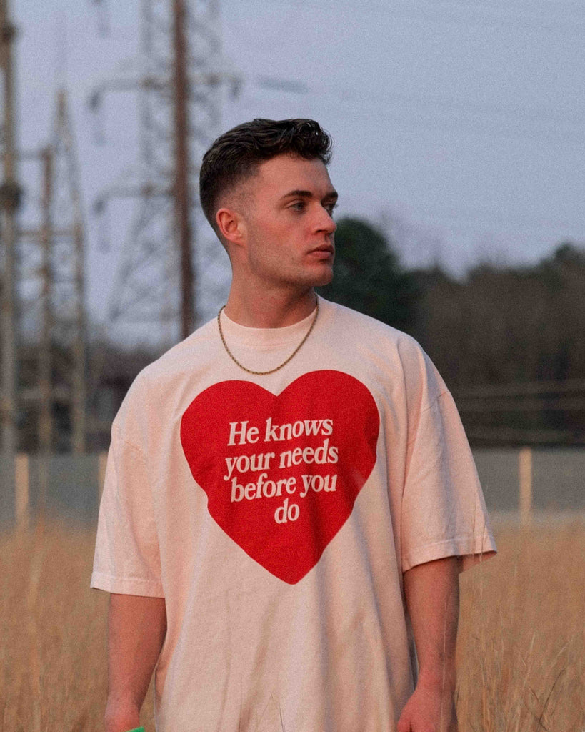 Knows Your Needs Heart Tee